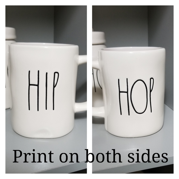 Rae Dunn Other - Rae Dunn Hip Hop happy Easter bunny coffee tea Mug cup double sided